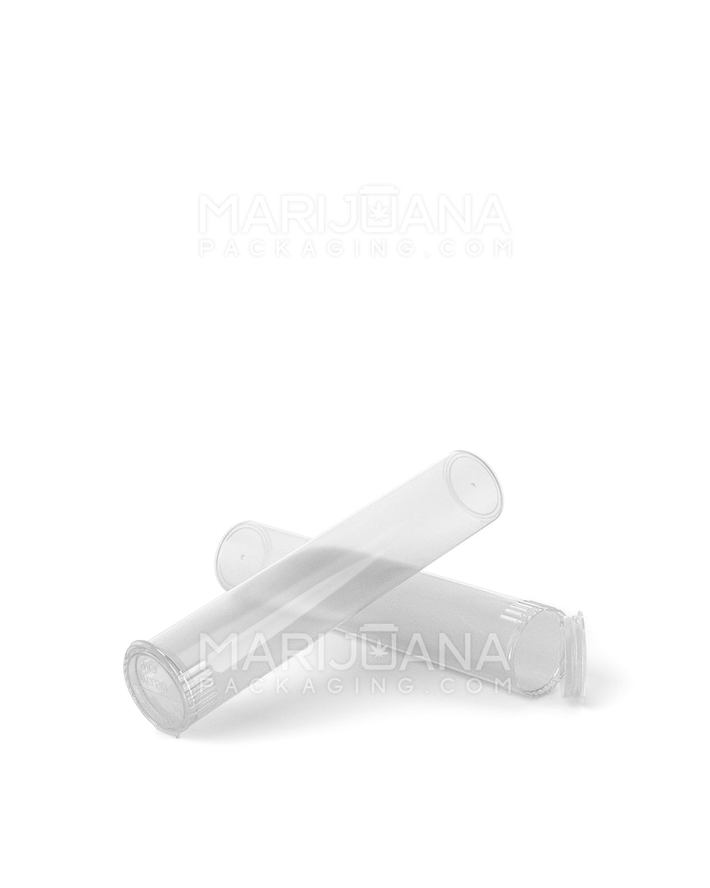 Child Resistant | Pop Top Plastic PCR Pre - Roll Tubes (Open) | 98mm - Clear - 1000 Count - 9