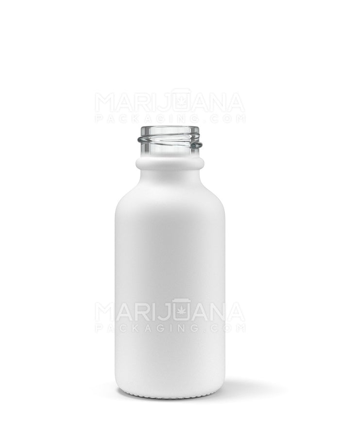 Glass Tincture Bottles | 1oz - Matte White | Sample Image