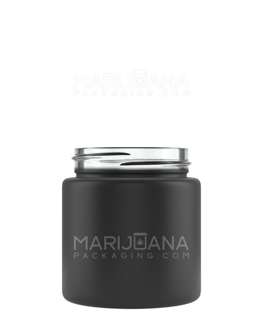 Straight Sided Matte Black Glass Jars | 53mm - 3.75oz | Sample - 1