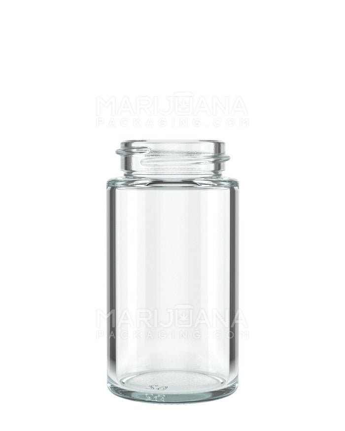 Wide Mouth Straight Sided Clear Sided Glass Jar for Pre-Rolls | 38mm - 2oz | Sample Image