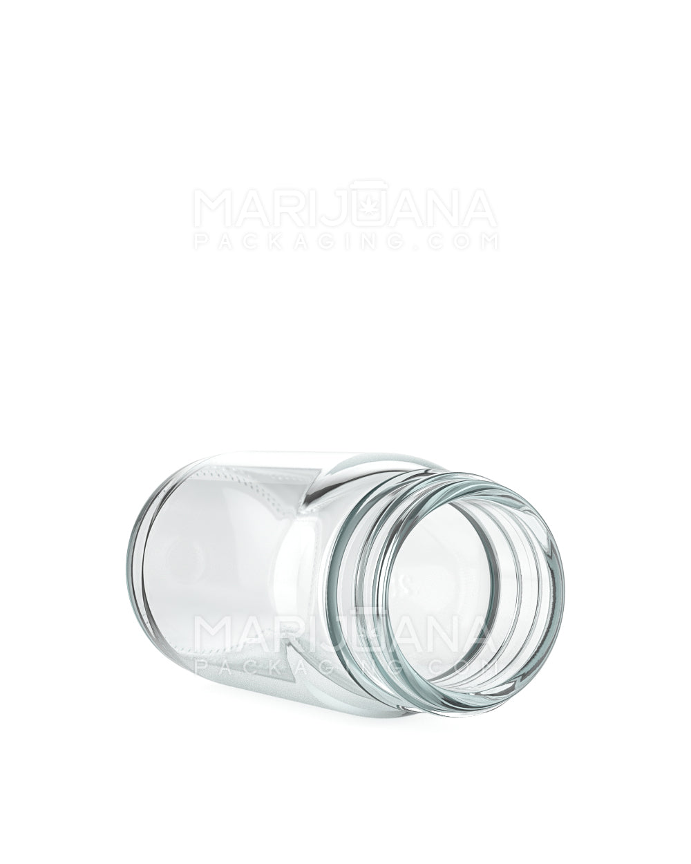 Wide Mouth Straight Sided Clear Glass Jars for Pre-Rolls | 38mm - 2oz | Sample - 3