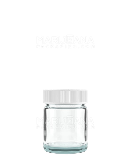 Glass Jars with White Cap | 38mm - 1oz | Sample - 1