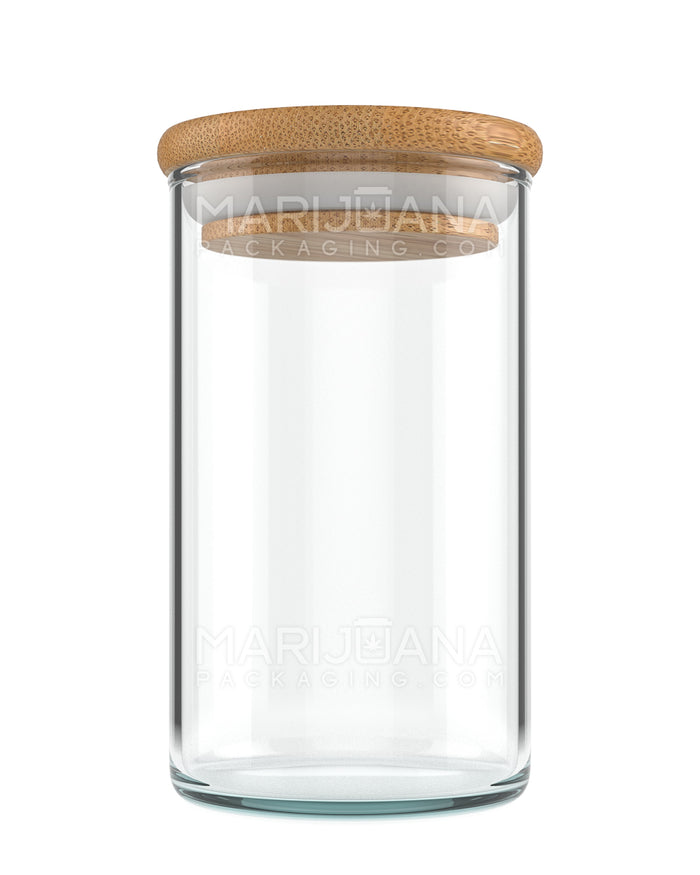 Glass Jar with Wooden Lid | 10oz - 80 Dram | Sample Image