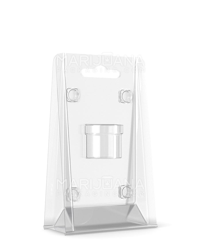 Trifold Blister Packaging for Concentrate Containers | Clear Plastic - No Insert | Sample Image