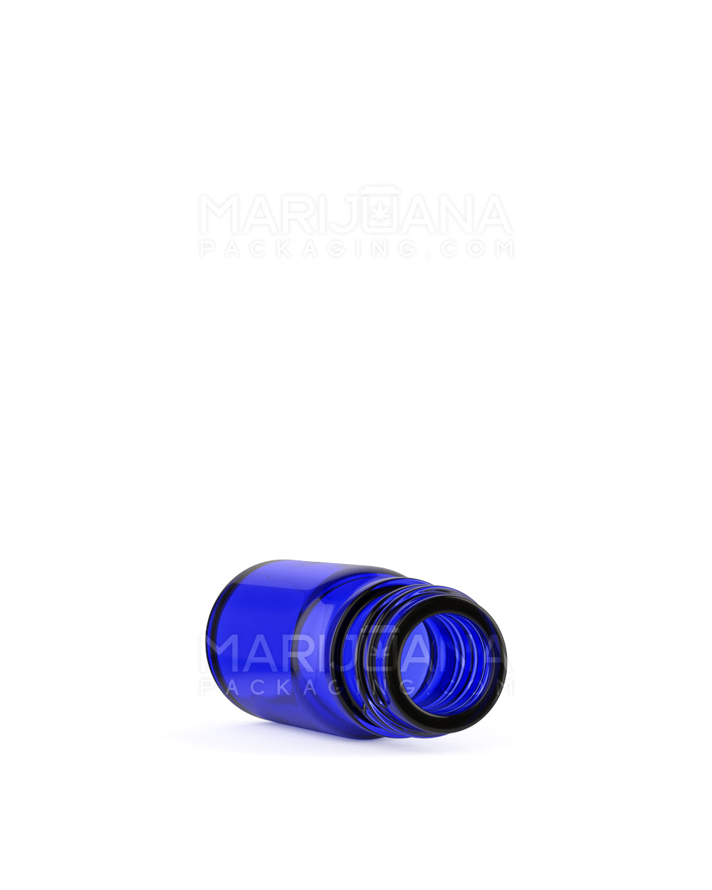 Child Resistant | Glass Tincture Bottles w/ Black Ribbed Dropper Cap | 5mL - Blue - 120 Count - 7