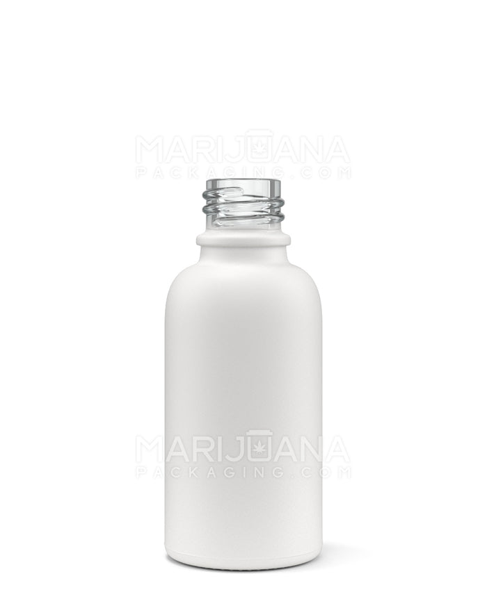 Glass Tincture Bottles | 30mL - Matte White | Sample Image