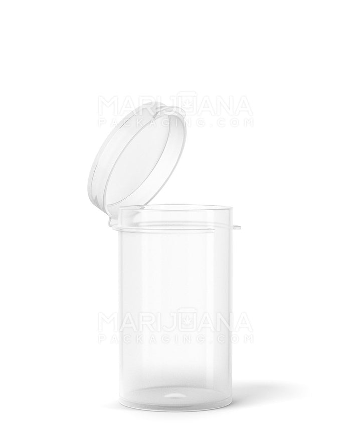 Clear Hinged Lid Vials | 6dr - 1g | Sample Image