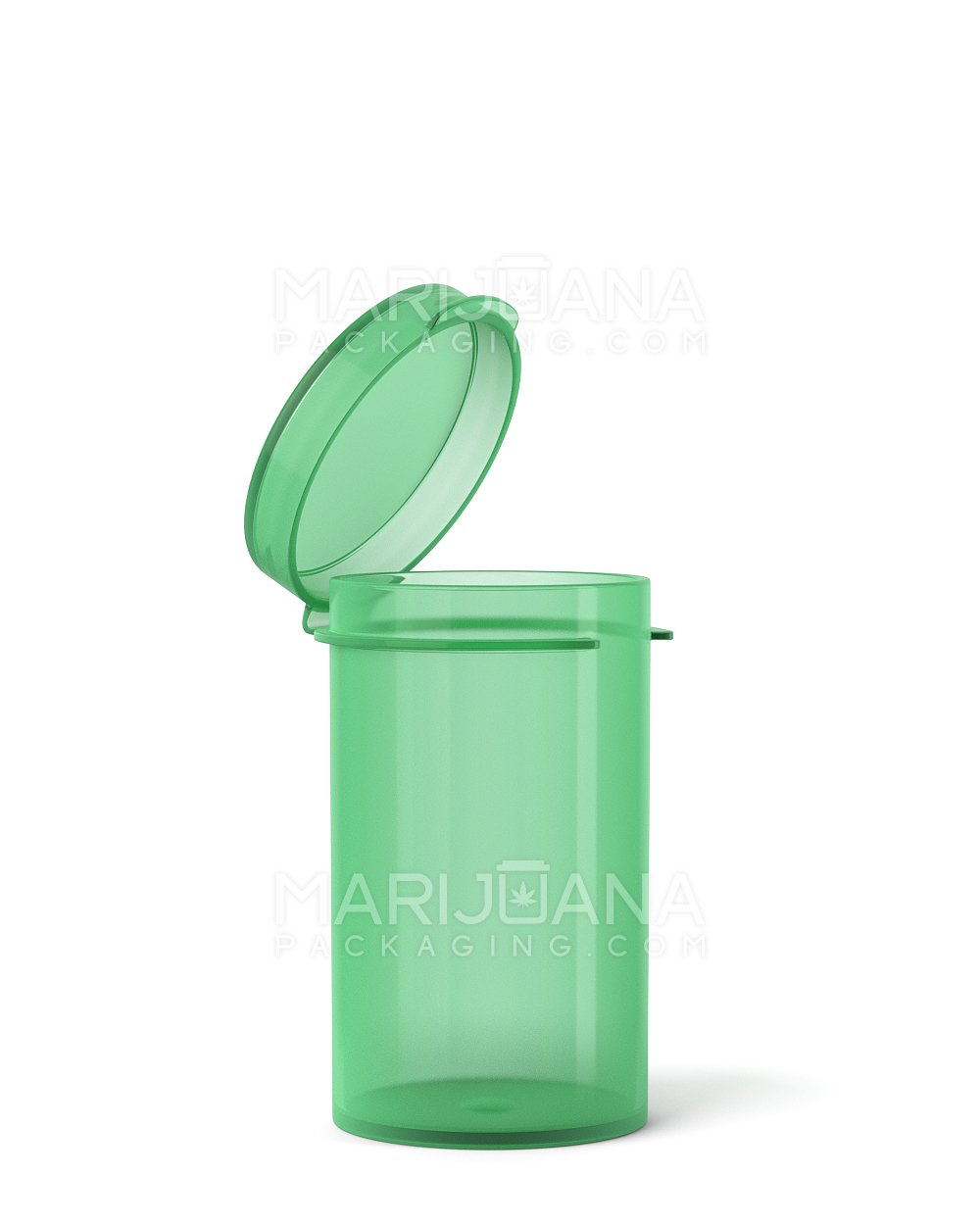 Green Hinged Lid Vials | 6dr - 1g | Sample - 1