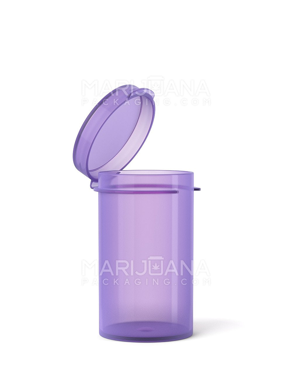 Purple Hinged Lid Vials | 6dr - 1g | Sample - 1