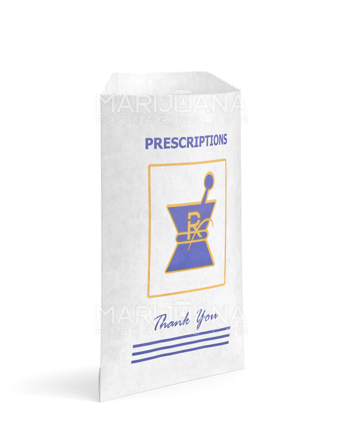 Pharmacy Prescription Bags | Large - Kraft | Sample Image