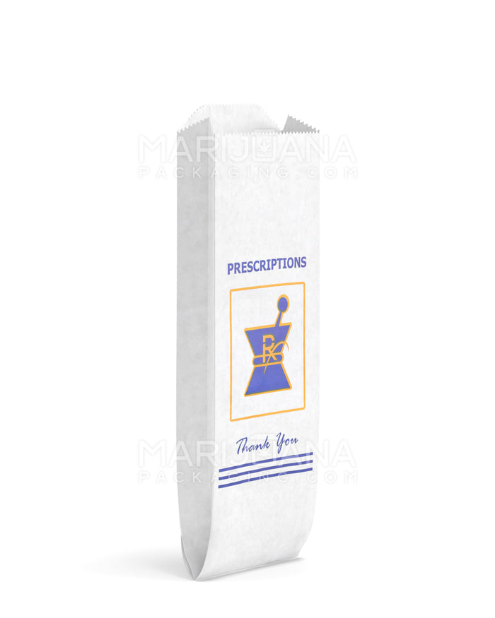 Pharmacy Prescription Bags | Small - Kraft | Sample Image