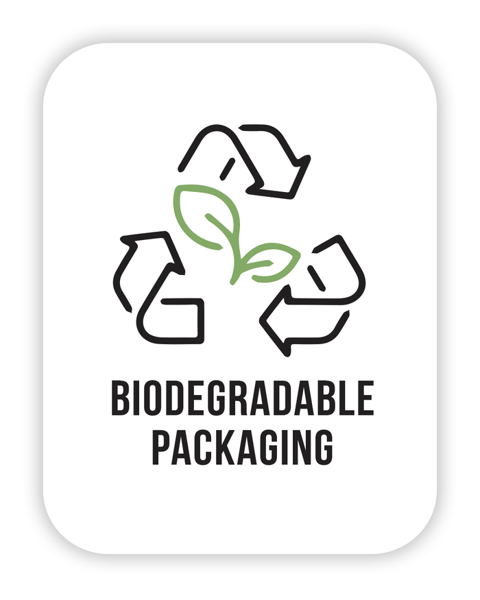 Biodegradable Packaging Universal Labels | .375in x .5in - Rectangle - 1000 Count Image