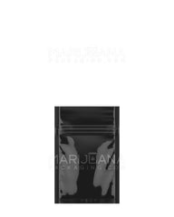 Tamper Evident | Glossy Black Mylar Bags (No Tear Notch) | 3in x 4.5in - 1g - 1000 Count