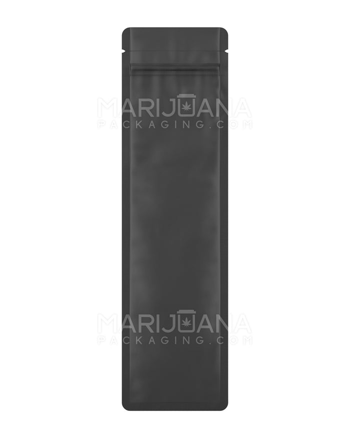 Tamper Evident Matte Black Mylar Bags for Pre-Roll/Syringe | 2.5in x 9in - 3.5g | Sample Image