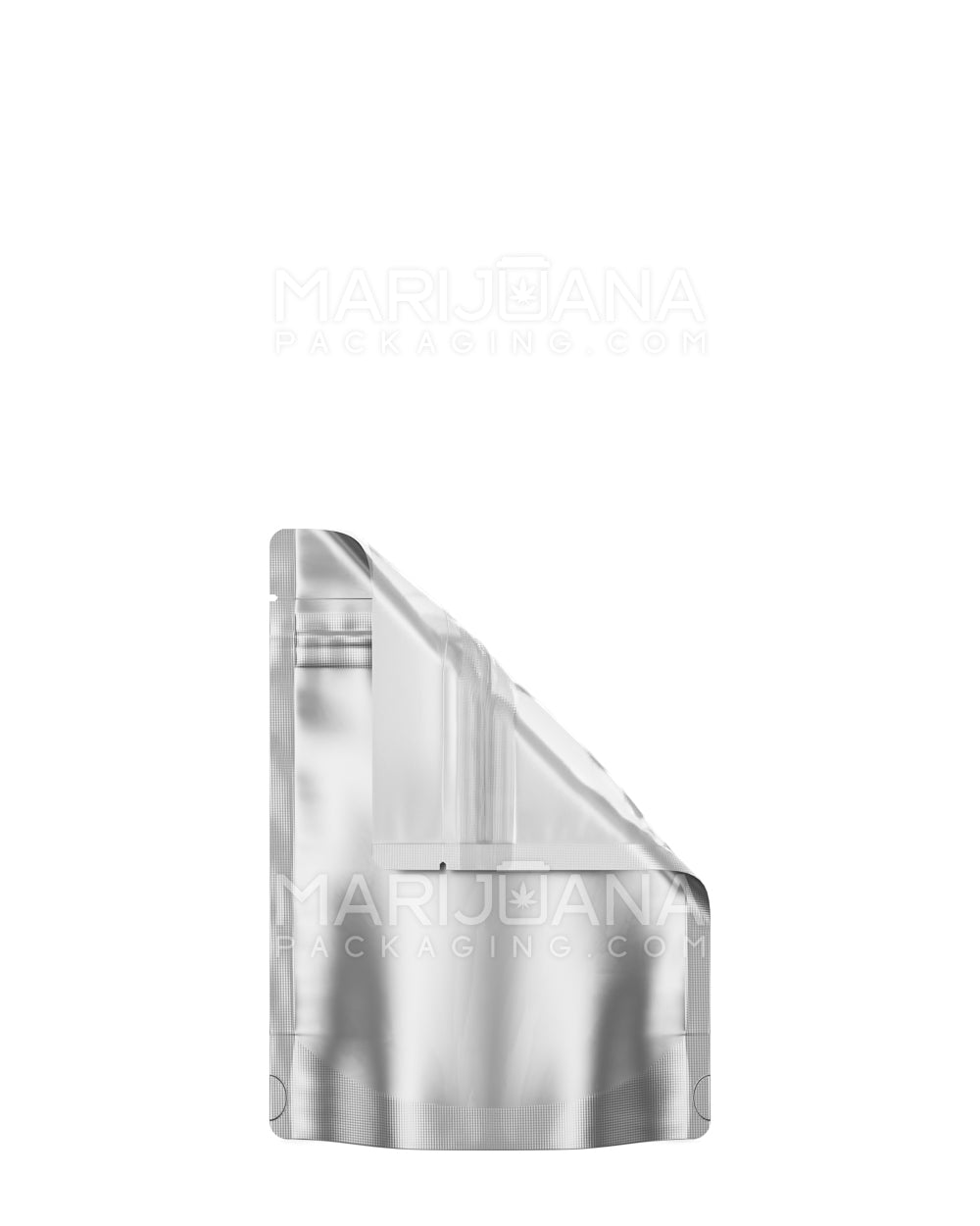 Tamper Evident Matte Silver Vista Mylar Bags | 3.6in x 5in - 3.5g | Sample - 1