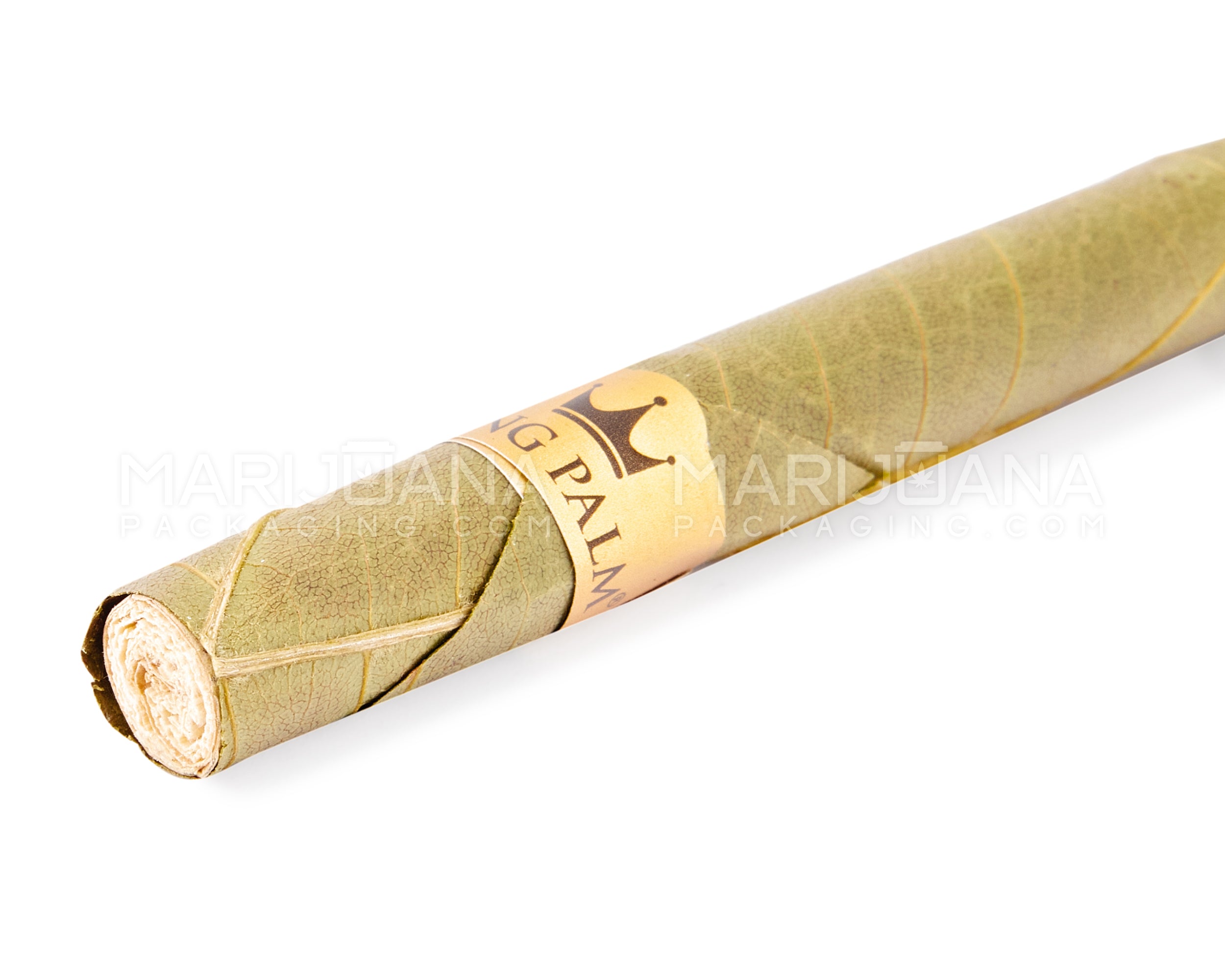 KING PALM | 'Retail Display' Mini Green Natural Leaf Blunt Wraps | 84mm - Mango OG - 20 Count - 6