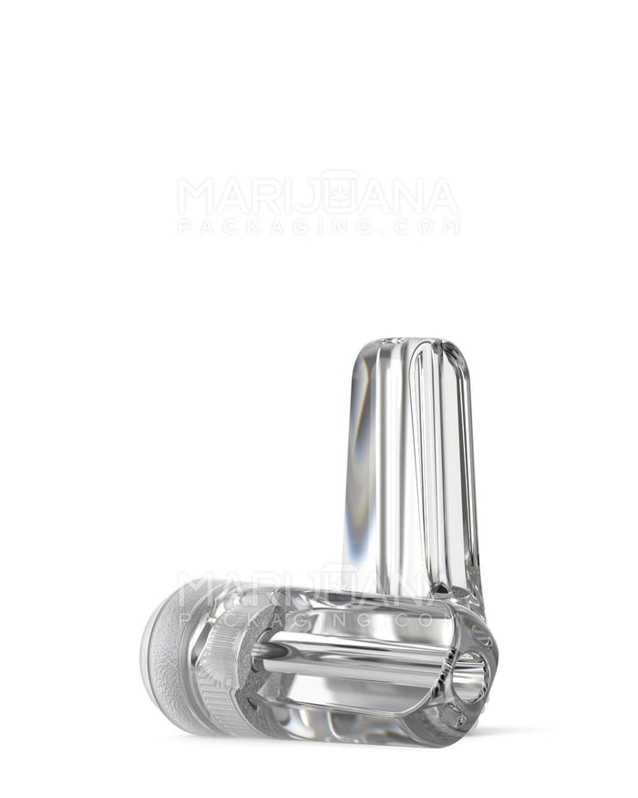 RAE Flat Vape Mouthpiece for Arbor Press Plastic Cartridges | Clear Plastic - Arbor Press | Sample Image