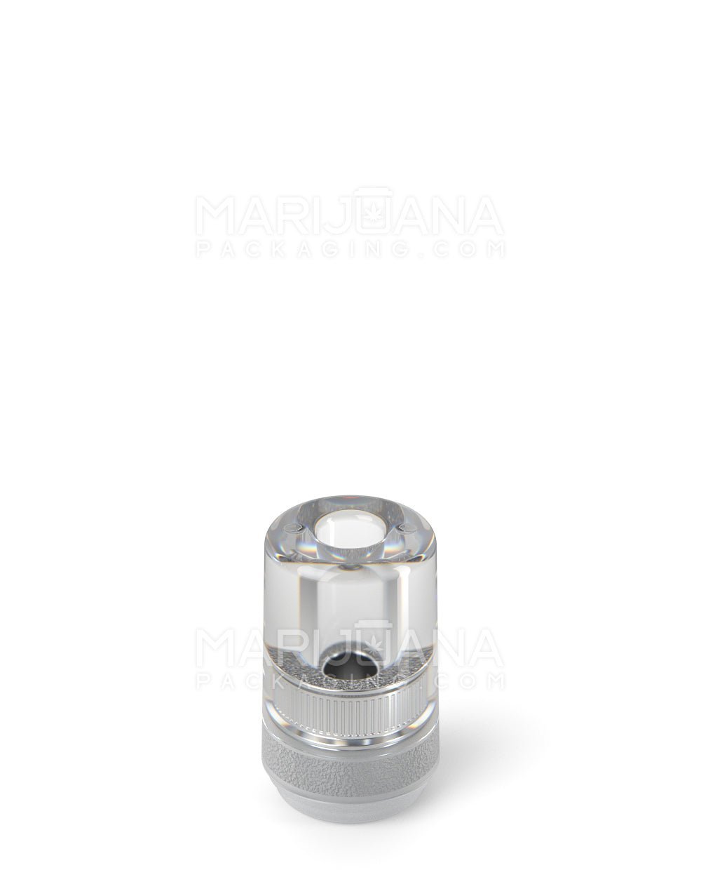 RAE | Round Vape Mouthpiece for Arbor Press Plastic Cartridges | Clear Plastic - Arbor Press - 100 Count - 3