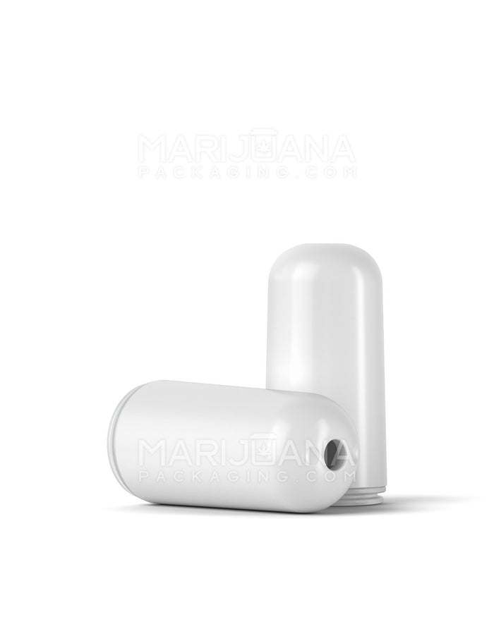 AVD Bullet Mouthpiece for Glass Cartridge | White Ceramic - Screw On | Sample Image