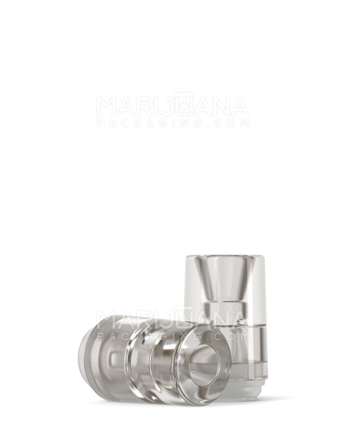 RAE Round Vape Mouthpiece for Hand Press Plastic Cartridges | Clear Plastic - Hand Press | Sample Image