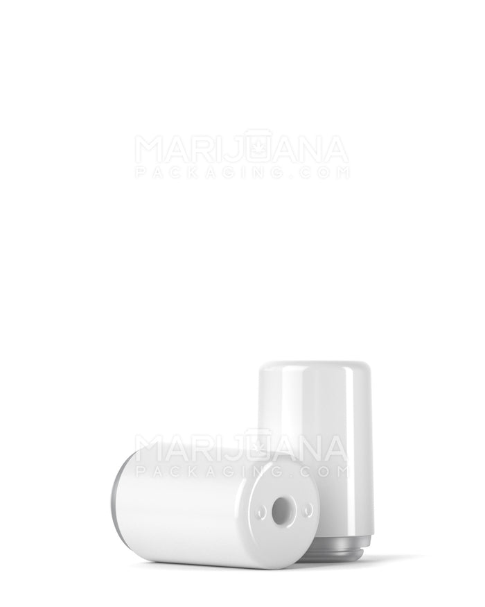 RAE Round Vape Mouthpiece for Arbor Press Plastic Cartridges | White Plastic - Arbor Press | Sample Image