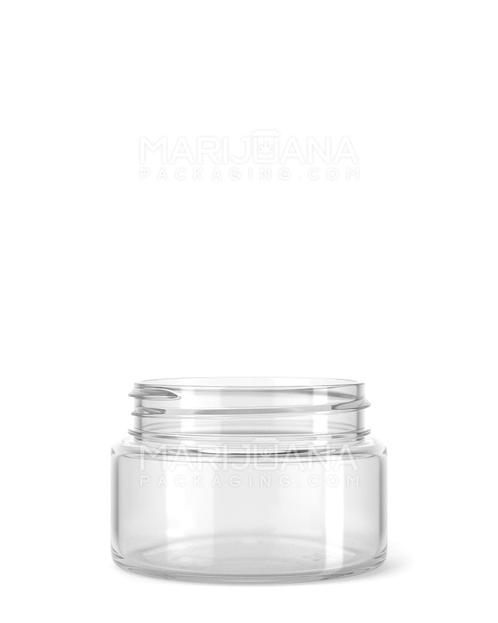 Straight Sided Clear Plastic Jars | 53mm - 2oz | Sample Image