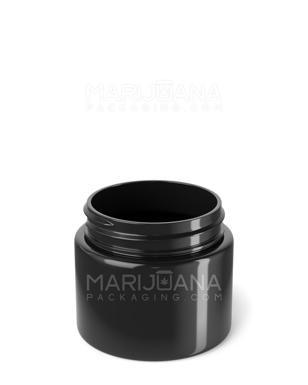 Straight Sided Black Plastic Jars | 53mm - 3oz | Sample - 2