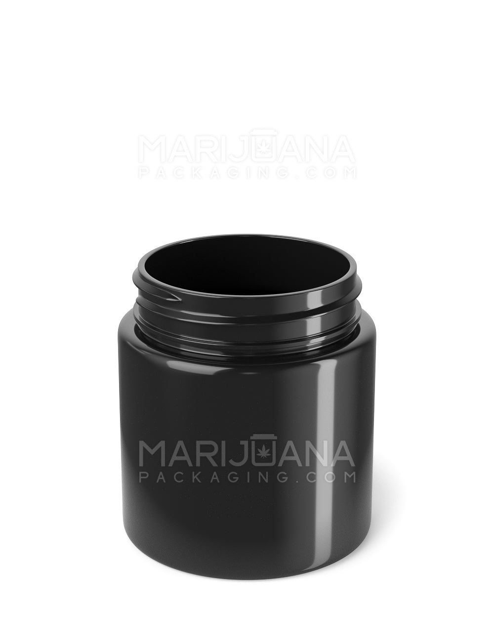 Straight Sided Black Plastic Jars | 53mm - 4oz | Sample - 2