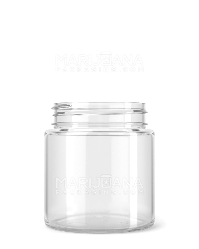 Straight Sided Clear Plastic Jars | 53mm - 4oz | Sample Image