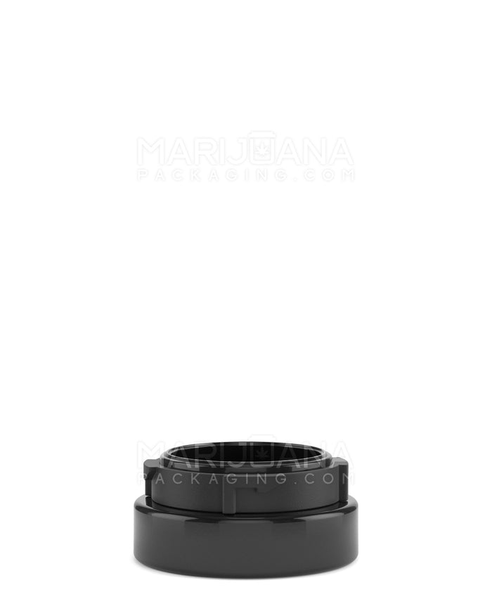 Glossy Black Glass Concentrate Containers | Snap In - 5mL | Sample Image