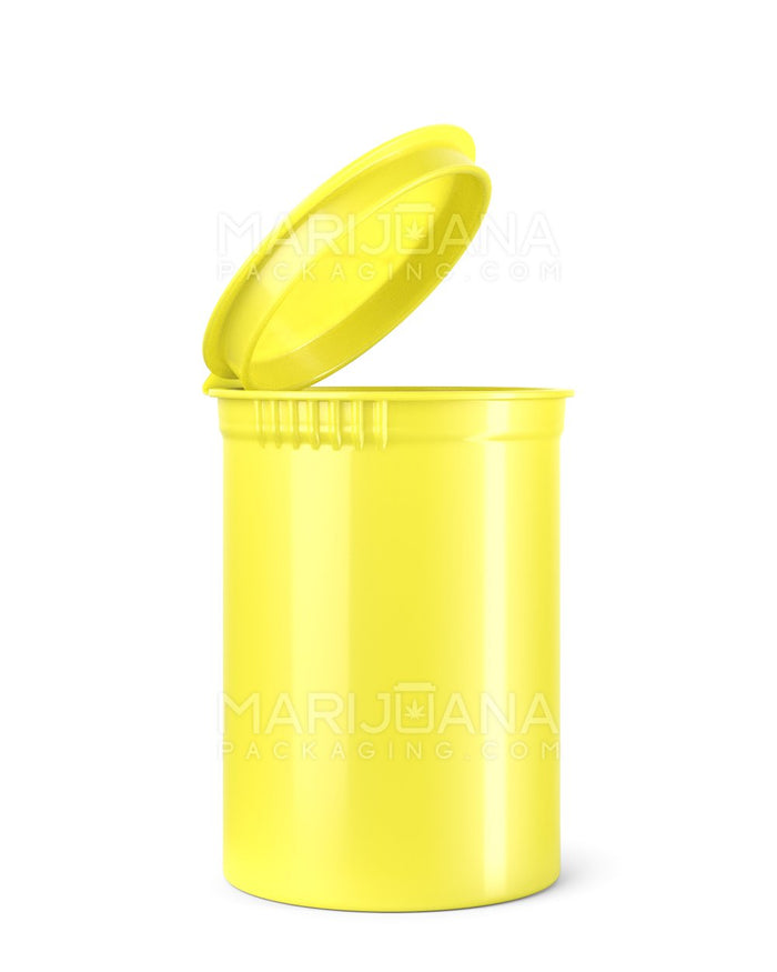 Child Resistant Opaque Lemon Pop Top Bottles | 30dr - 7g | Sample Image