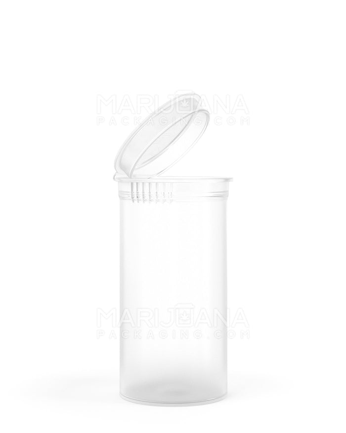 Child Resistant & Sustainable 100% Biodegradable Clear Pop Top Bottles | 13dr - 2g | Sample Image