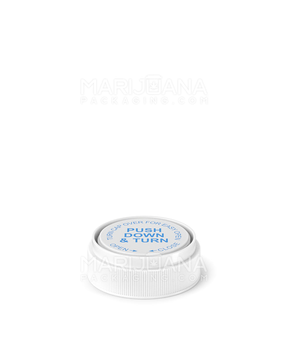 Child Resistant | Blue Reversible Cap Vials | 30dr - 7g - 190 Count - 12