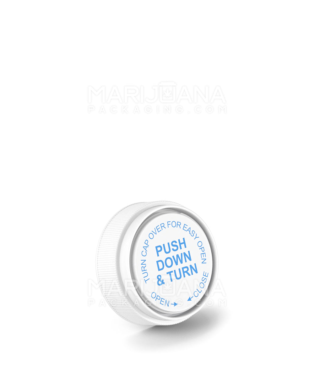 Child Resistant | Blue Reversible Cap Vials | 30dr - 7g - 190 Count - 10