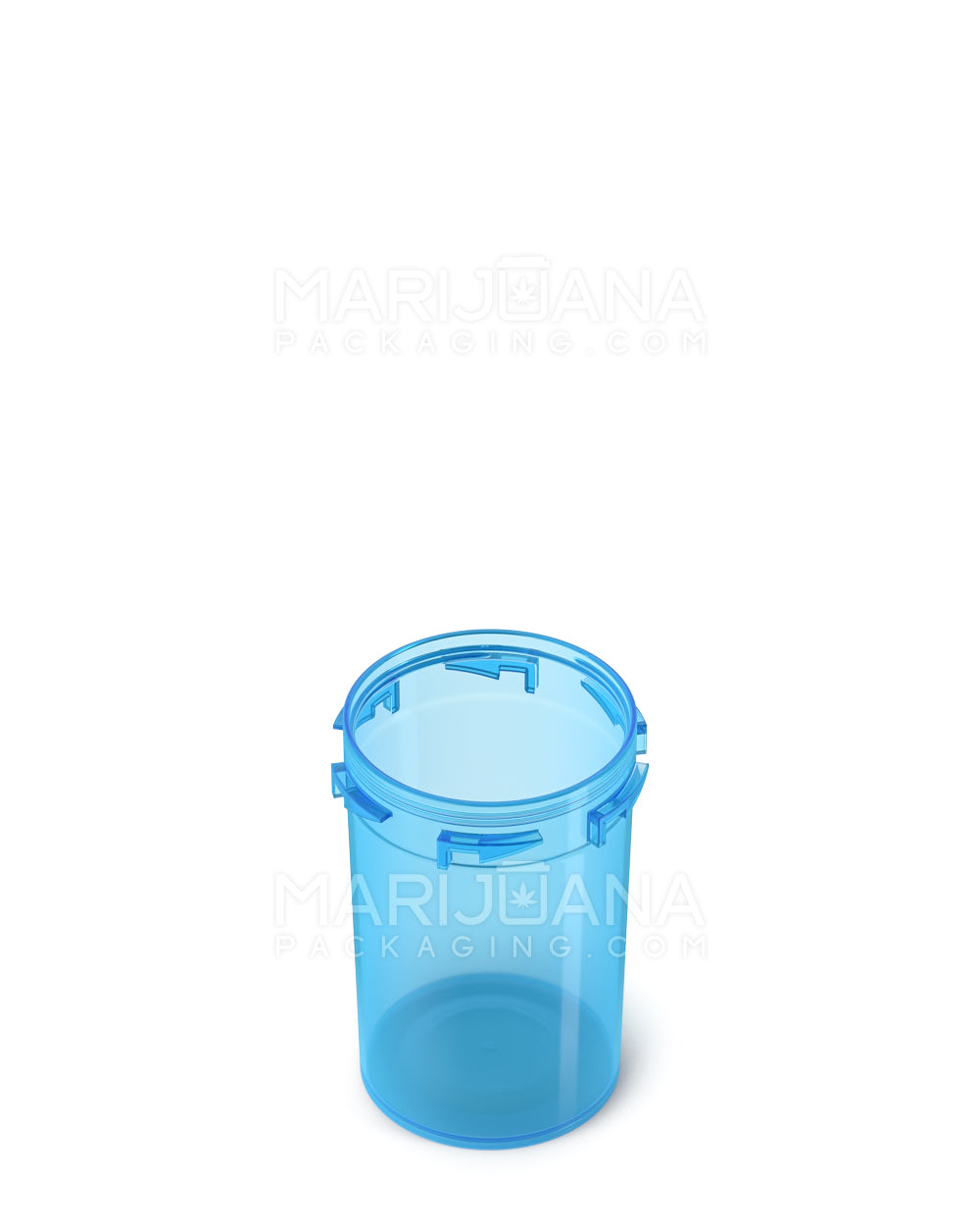 Child Resistant | Blue Reversible Cap Vials | 20dr - 3.5g - 240 Count - 6