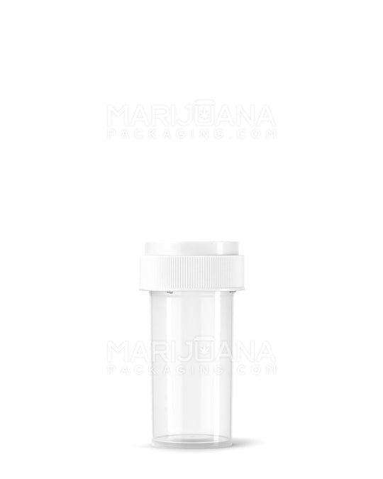 Child Resistant Clear Reversible Cap Vials | 13dr - 2g | Sample - 1