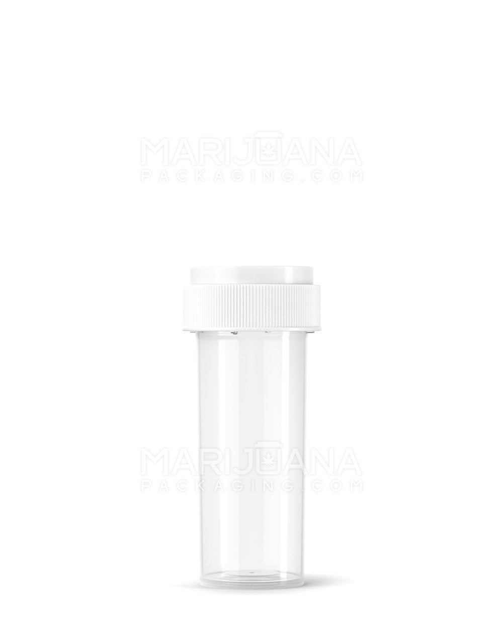 Child Resistant Clear Reversible Cap Vials | 16dr - 3g | Sample - 1