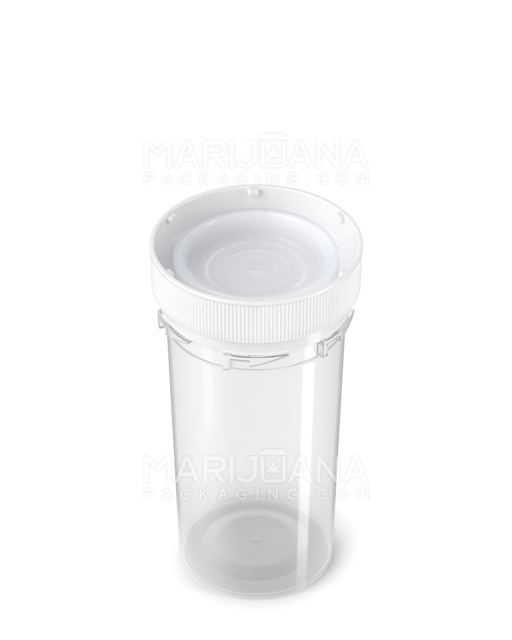 Child Resistant | Clear Reversible Cap Vials | 40dr - 10g - 150 Count - 5