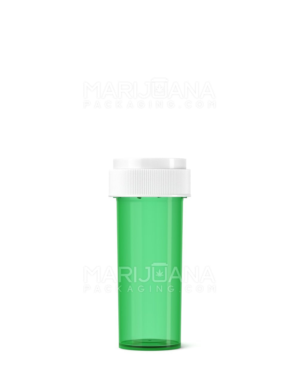 Child Resistant Green Reversible Cap Vials | 16dr - 3g | Sample - 1