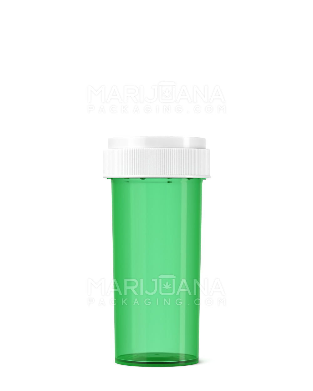 Child Resistant Green Reversible Cap Vials | 30dr - 7G | Sample - 1