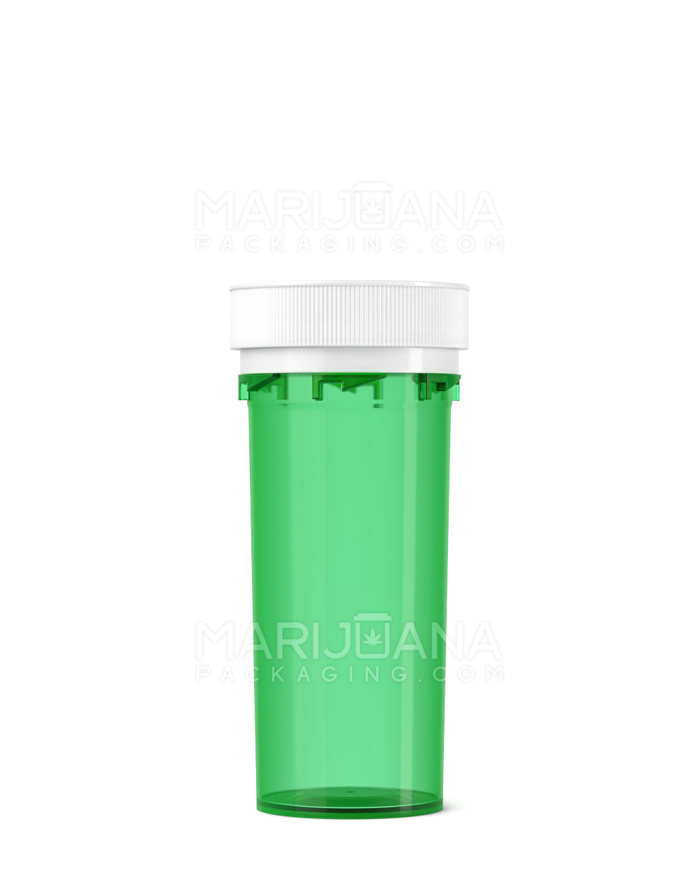 Child Resistant | Green Reversible Cap Vials | 30dr - 7g - 190 Count - 2