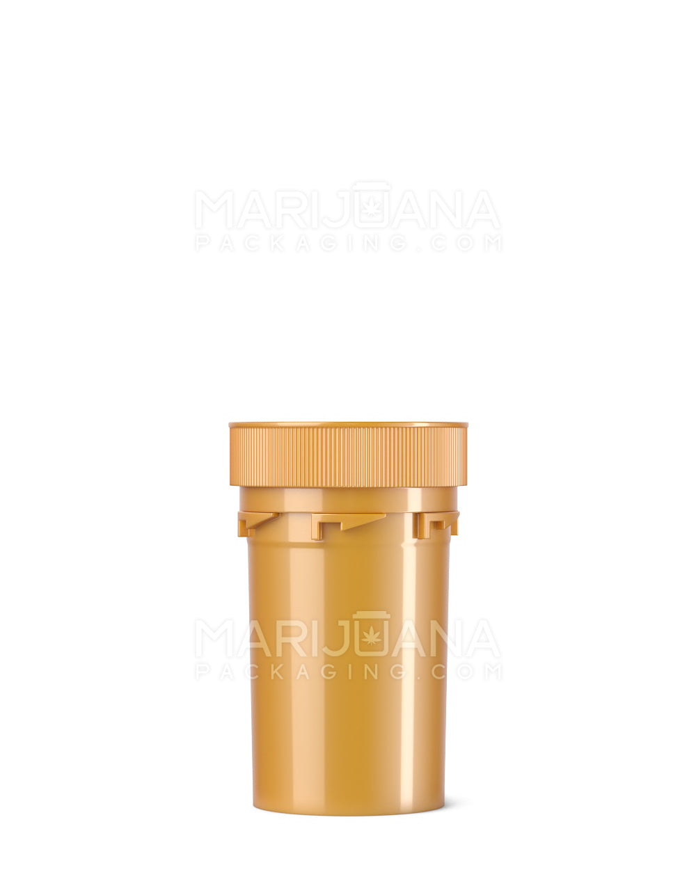 Child Resistant | Opaque Gold Reversible Cap Vials | 20dr - 3.5g - 240 Count - 2