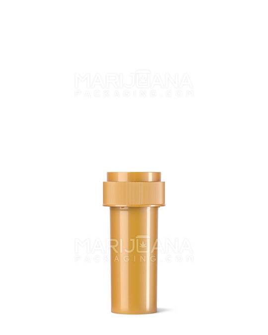 Child Resistant Opaque Gold Blank Cap Reversible Vials | 8dr - 1g | Sample - 1