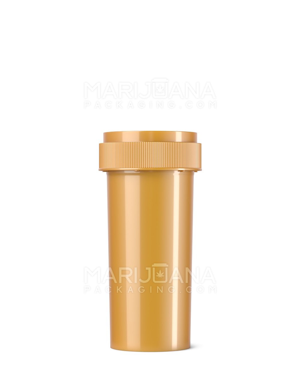 Child Resistant Opaque Gold Blank Cap Reversible Vials | 30dr - 7g | Sample - 1