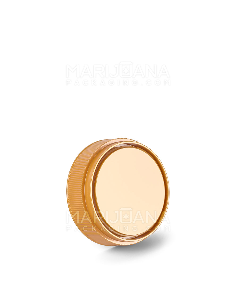 Child Resistant | Opaque Gold Blank Cap Reversible Vials | 60dr - 14g - 100 Count - 11