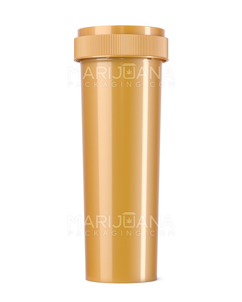 Child Resistant Opaque Gold Blank Cap Reversible Vials | 60dr - 14g | Sample - 1