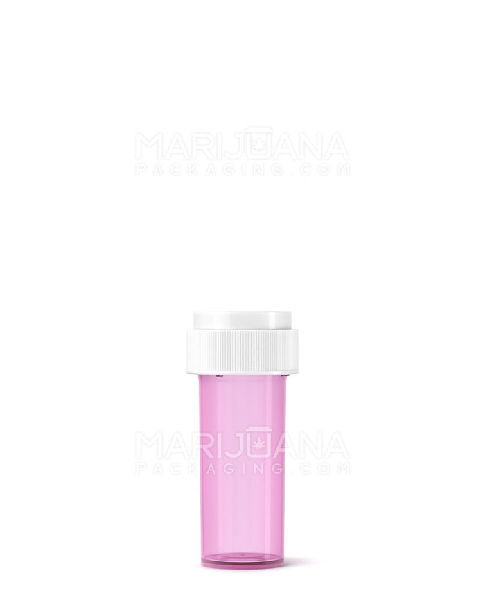 Child Resistant Pink Reversible Cap Vials | 8dr - 1g | Sample Image