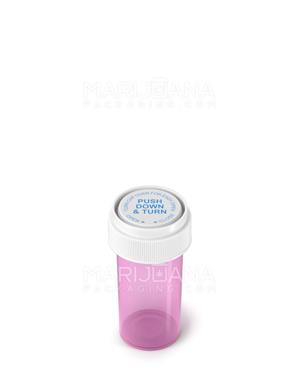 Child Resistant | Pink Reversible Cap Vials | 13dr - 2g - 275 Count - 4