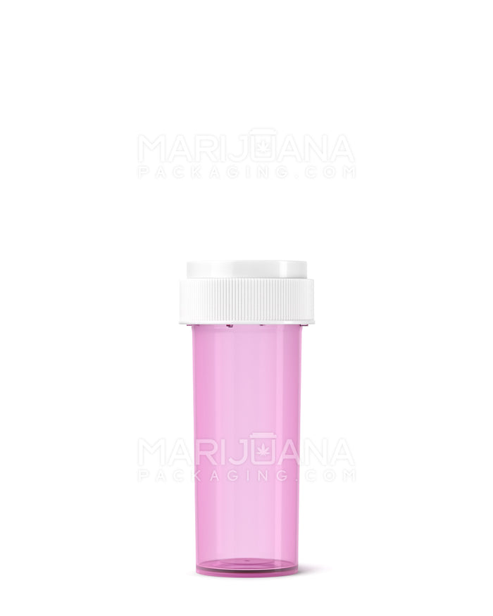 Child Resistant | Pink Reversible Cap Vials | 16dr - 3g - 230 Count Image