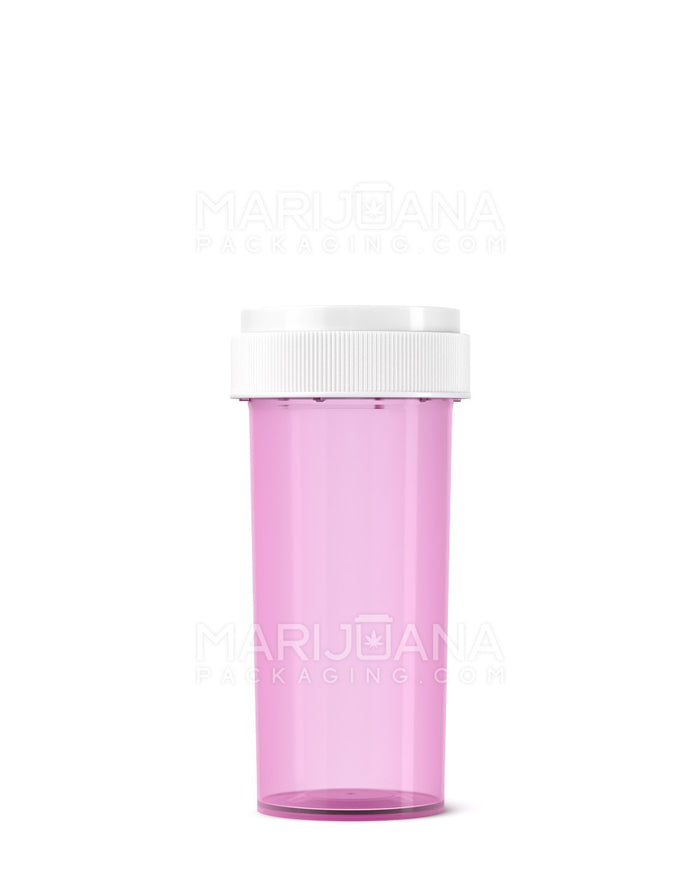 Child Resistant Pink Reversible Cap Vials | 30dr - 7g | Sample Image